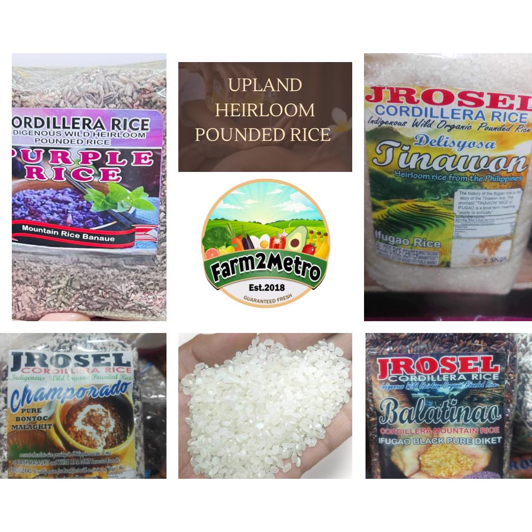 Local Upland Wild Heirloom Organic Pounded Rice – Farm2Metro