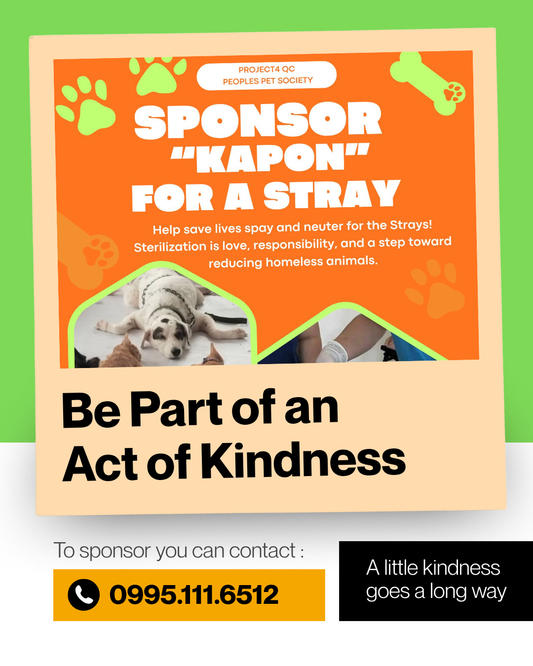 Sponsorship for "Kapon for a Stray" Program (Donation)