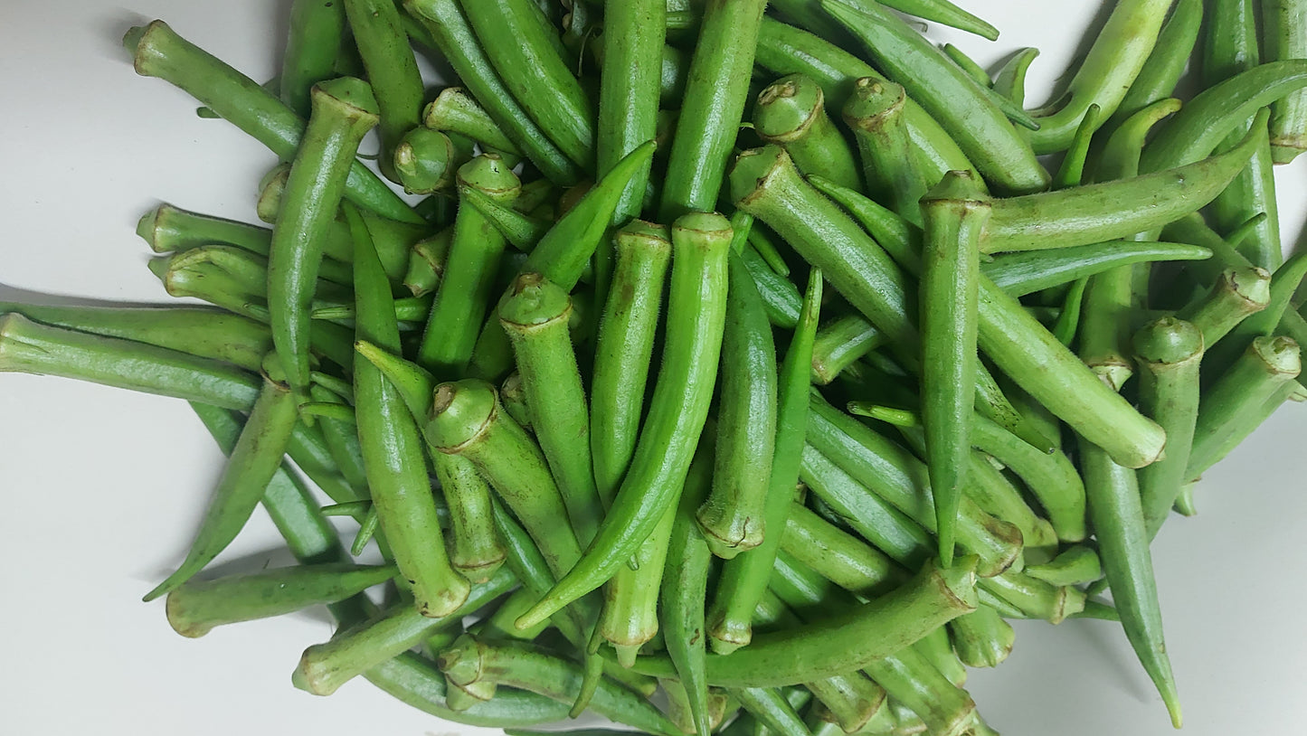 Fresh Organic Lady Finger [Okra] - order price / 500 grams