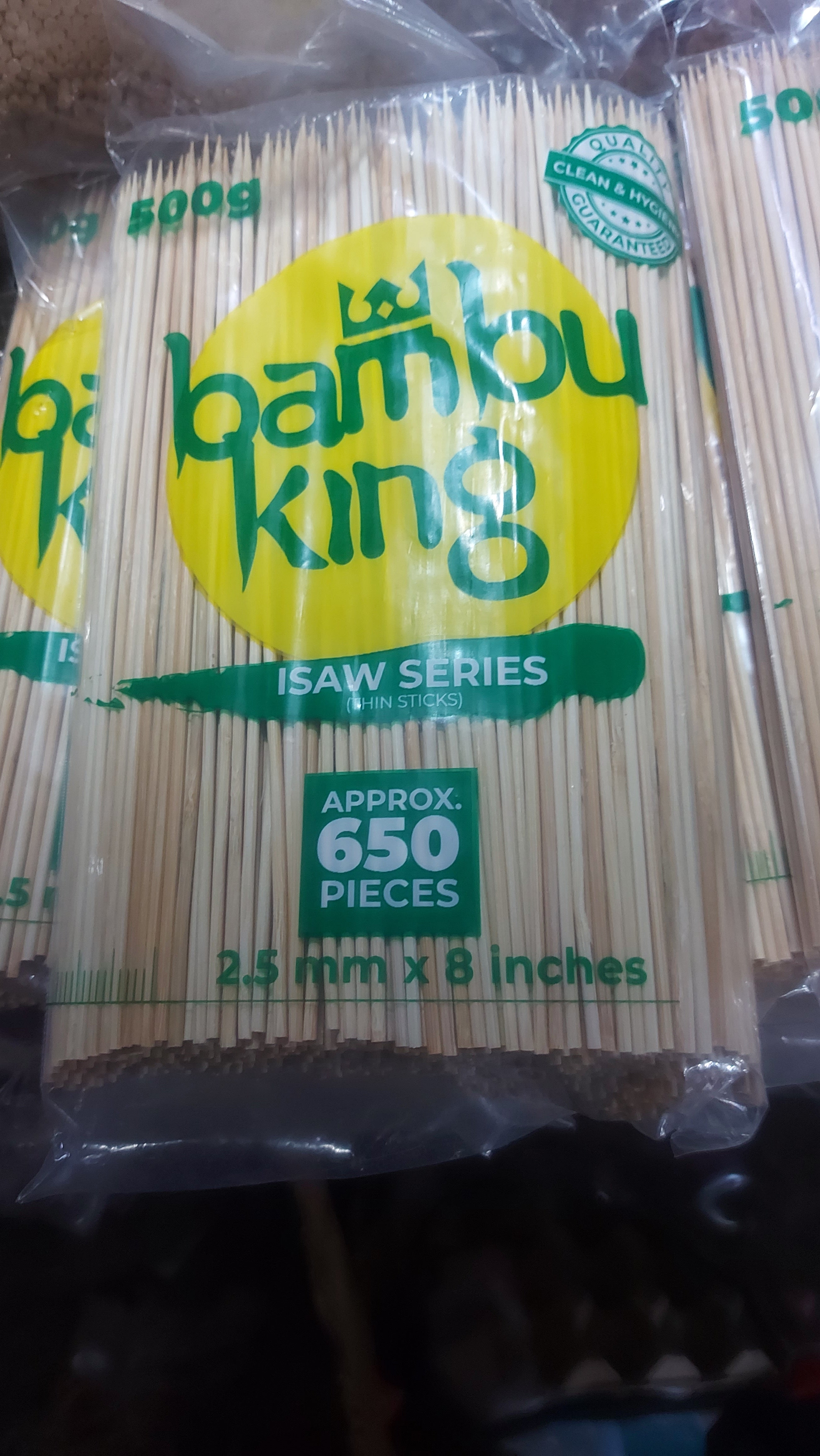 BBQ Sticks round- order price /650 pcs. bundle