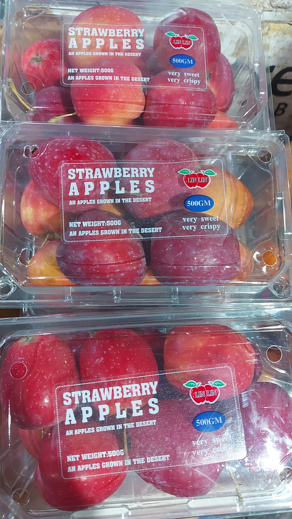 Imported Strawberry Apples/pack