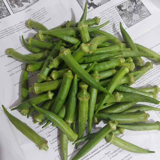 Fresh Organic Lady Finger [Okra] - order price / 250 grams