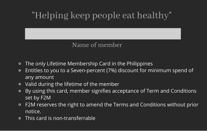 Elite Lifetime Membership Card