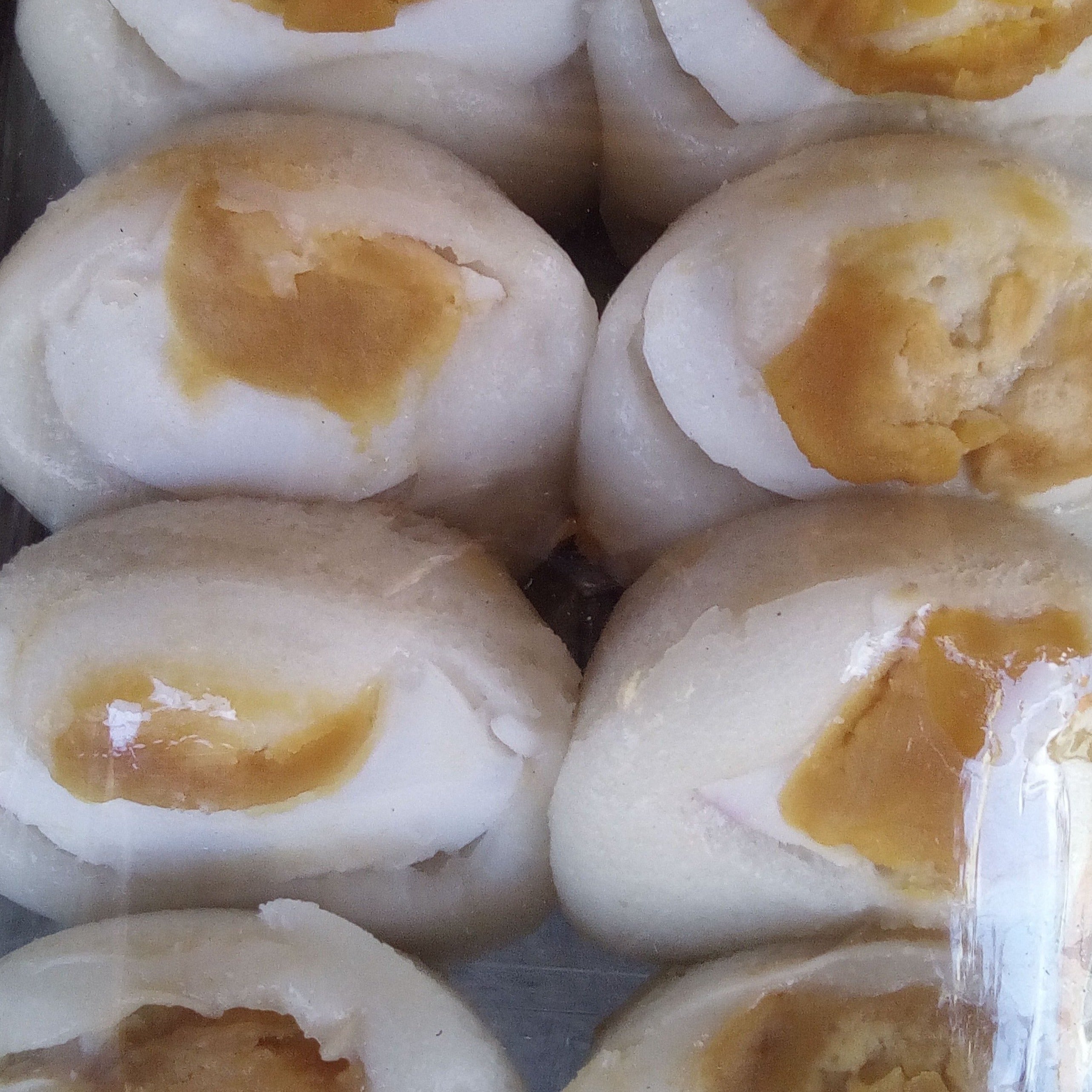 Puto Pao with salted eggs on top (order price/ tub) - Farm2Metro