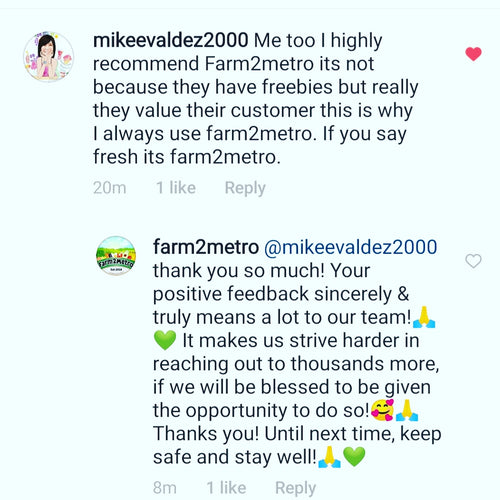 お客様からのフィードバック! 😊