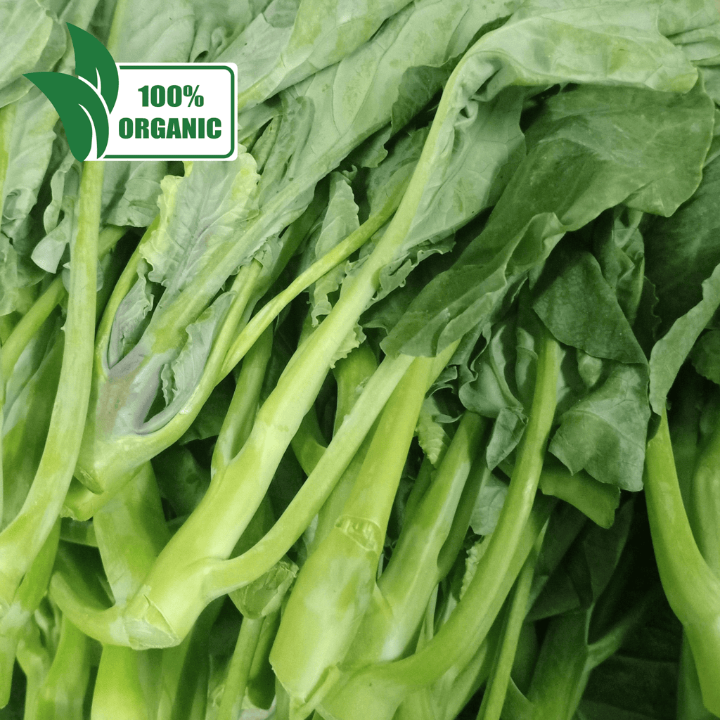Fresh Organic Kale Kaylan (Chinese Broccoli) - order price / 250 grams - Farm2Metro