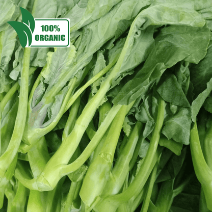 Fresh Organic Kale Kaylan (Chinese Broccoli) - order price / 250 grams - Farm2Metro