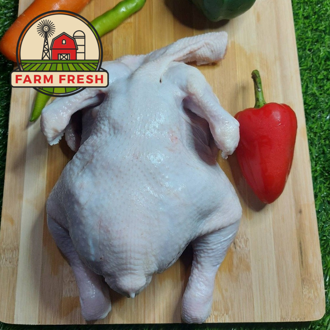 Fresh-cut whole Chicken (dressed)- order price / kilo